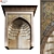 Vintage Islamic Turkish Arch Muqarnas Set 135 3D model small image 1