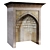 Vintage Islamic Turkish Arch Muqarnas Set 135 3D model small image 2