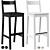 Nordviken Bar Chair: Elegant and Comfortable 3D model small image 2