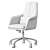 Meridian Emerald Office Chair 3D model small image 2