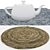 Round Rugs Set 6pcs | VRay & Corona 3D model small image 7