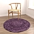 Round Rugs Set 6pcs | VRay & Corona 3D model small image 2