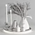 Elegant Decor Set: Perfect for High-Quality Renderings 3D model small image 2