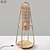 Nacelle Rattan Standing Lamp 3D model small image 1