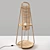 Nacelle Rattan Standing Lamp 3D model small image 2