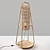 Nacelle Rattan Standing Lamp 3D model small image 10