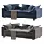 Andromeda Luxury Sofa 3D model small image 1