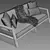 RH TROPEA 72: Luxurious Sofa for Ultimate Comfort 3D model small image 3