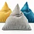 SAIL OUTDOOR Fabric Bean Bag Pouf: Comfortable and Stylish Outdoor Seating 3D model small image 1