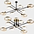 Sleek VILTA Pendant Light 3D model small image 1