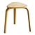 Minimalist Birch Stool: Ikea KYRRE 3D model small image 5