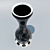 Elegance in Glass: Decorative Vase 3D model small image 2