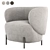 Modern LABIMBA Armchair: 3 Color Options, Multiple Formats 3D model small image 1