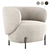 Modern LABIMBA Armchair: 3 Color Options, Multiple Formats 3D model small image 3