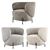 Modern LABIMBA Armchair: 3 Color Options, Multiple Formats 3D model small image 4