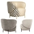 Modern LABIMBA Armchair: 3 Color Options, Multiple Formats 3D model small image 5