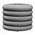 Cozy Boucle Storage Ottoman 3D model small image 3