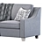Birchlane Modern Sofa: Stylish and Comfortable 3D model small image 3