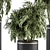 Large Bamboo Set in Pot 3D model small image 4