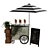 Mini Ice Cream Cart 2014 3D model small image 3