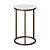 Round Gray Console Table 3D model small image 1