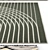 Handcrafted Gray Black Rug 160x230 cm 3D model small image 2