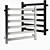 ANZZI Note 6-Bar Towel Warmer: Sleek & Efficient 3D model small image 4