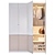 Functional Filled Cupboard 3D model small image 1