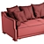 Fusion Furman Corner Sofa: Sleek and Versatile 3D model small image 6