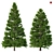 Norway Spruce 3D Tree Set 3D model small image 1