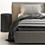 Minimalist Comfort Bed 3D model small image 5