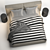 Minimalist Comfort Bed 3D model small image 6