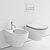 Olympia Ceramica Clear Wall WC Set 3D model small image 5