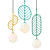 Elegant Leaf Design Lamp 3D model small image 1