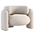 Embrace Armchair: Modern Elegance for Your Space 3D model small image 1