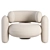 Embrace Armchair: Modern Elegance for Your Space 3D model small image 2