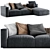 Nils Corner Sofa: Modern Elegance by Ligne Roset 3D model small image 1