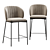 Cruz Bar Stool: Contemporary Seating Solution 3D model small image 1