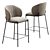 Cruz Bar Stool: Contemporary Seating Solution 3D model small image 2