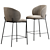 Cruz Bar Stool: Contemporary Seating Solution 3D model small image 3