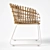 Elegant Merina Chair: Crisal Decoracion 3D model small image 3