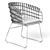 Elegant Merina Chair: Crisal Decoracion 3D model small image 15