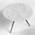 Modern Ceramic Round Table 3D model small image 3