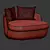 Bart Canape Armchair: Ultra-modern Elegance 3D model small image 4