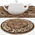 Versatile Rug Set: 8 Designs with VRayFur & Displacement 3D model small image 5