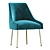 Luxurious Velvet Elowen Chair 3D model small image 4