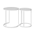 Round Table Set 50-40: ZH006 3D model small image 2