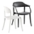 Elegant Stackable Chair & Table Combo 3D model small image 4