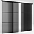 Boca Stripe Room Divider 3D model small image 1
