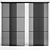 Boca Stripe Room Divider 3D model small image 2